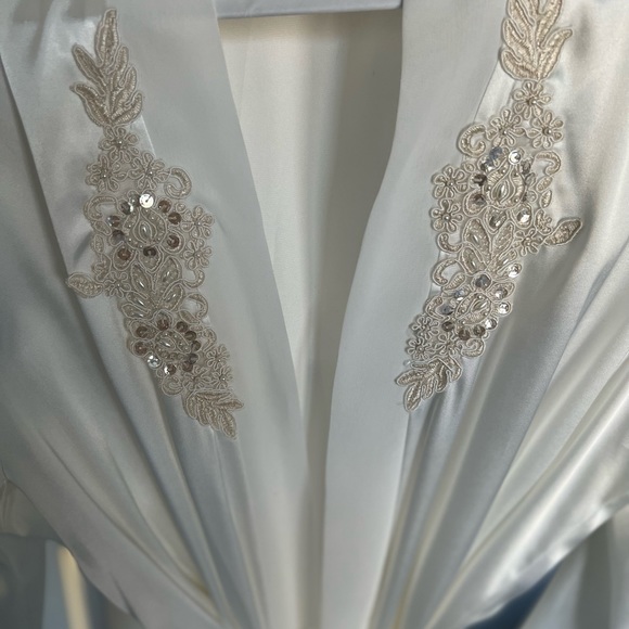 Linea Donatella women long robe with crystals, size S/M - Picture 2 of 5